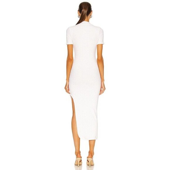 ALIX NYC Ribbed Ivory Spencer Dress Size Medium NEW NWT - Picture 3 of 5